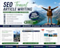 write SEO travel blog posts for USA, UK and canada websites