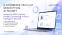 write SEO optimized e commerce product descriptions using chatgpt ai