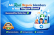 telegram promotion, promote telegram group telegram channel to real active users