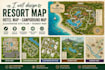 design resort map hotel map campground map illustrated site plan tourist map