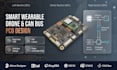 design smart wearable pcb, drone flight controller,  can bus pcb, rigid flex pcb