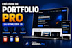 design a modern professional web portfolio for you