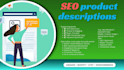write SEO product descriptions that increase sales