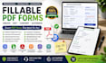 create editable fillable PDF forms, interactive PDF and adobe acrobat forms