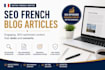 write SEO optimized french blog articles