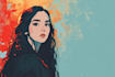 create a beautiful digital illustration