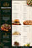 design a modern restaurant, cafe or food menu