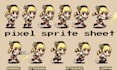 create pokemon fan game trainer pixel art and overworld sprites in gen 3 and 5