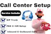 do 3cx center setup sip trunk inbound and outbound ivr configuration