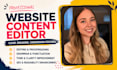 be your SEO website content writer and proofreader