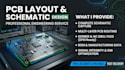 design professional pcb layout, schematic and gerber files