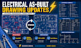 update electrical as built drawings in autocad professionally