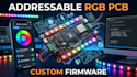 design addressable rgb led controller pcb with firmware