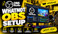 setup obs studio for whatnot vertical streams, auctions and card breaks