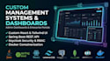 develop a custom web management system with spring boot and react