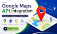 do google maps API, store locator, map integration, data scraping, javascript