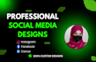 professional social media post designer