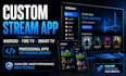 develop a custom iptv app, android TV app, fire TV and  smart TV app