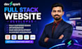 do website development as full stack web developer, full stack developer