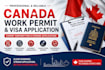 assist with canada work permit and visa application support