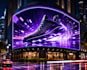 animate video ad to digital billboard, led display, screen, banner