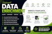 do data enrichment ,data appending , data entry,data mining