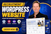 build recruitment wordpress, job board, staffing agency website and job agency