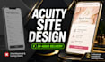 design custom acuity booking site graphics and setup acuity scheduling