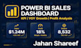 create power bi dashboard with dax measures and KPI report