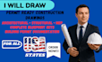 prepare complete permit ready construction drawings and blueprint sets