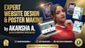 design a modern canva website, landing page
