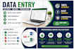 do accurate data entry, excel and web research