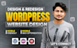 redesign modern wordpress website development