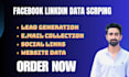 do web research, data mining, mailing list development
