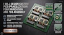 design custom pcb penalization for fabrication and pcb assembly