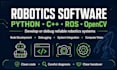 develop or debug robotics software in python c plus plus ros and opencv