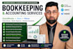 do bookkeeping, quickbooks cleanup, xero and wave bookkeeping