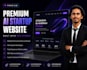 create a premium ai startup website using wix studio