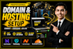 connect domain to hostinger, godaddy, namecheap and cloudflare