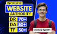 increase ahrefs domain rating DR 70 plus