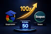 increase google scholar citation, write backdated and publish research articles