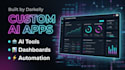build a custom ai web app, dashboard, or productivity tool