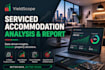 create a serviced accommodation investment analysis report for your property