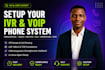 setup ivr twilio voip ringcentral a2p 10dlc phone system opunphone quo