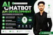 develop a custom ai chatbot and integrate backend apis