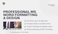 format and redesign your word document