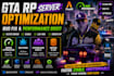 gta rp server optimization fivem bug fix custom gang assets qbcore developer esx