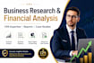 deliver expert business research and case analysis