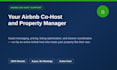 be your airbnb co host and property manager