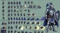 create pixel art sprite sheets, animations, tileset, and 2d game assets
